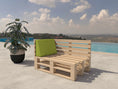 Bild in Galerie-Betrachter laden, Palettenkissen Gartenkissen Palettenauflage Palettenpolster Indoor Outdoor Waschbar Abnehmbar Sitzkissen Rückenkissen