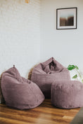 Charger l'image dans la visionneuse de la galerie, Bean bag Pouf en velours côtelé