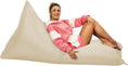 Cargar la imagen en la vista de la galería, Puf gigante, puf gigante, cojín de asiento, cojín de jardín, cojín de suelo para tumbarse y sentarse, silla relajante impermeable para niños y adultos