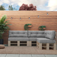 Carica l'immagine nel visualizzatore della galleria, Comodi cuscini per mobili in pallet dalla collezione Grenada.