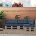 Carica l'immagine nel visualizzatore della galleria, Comodi cuscini per mobili in pallet dalla collezione Grenada.
