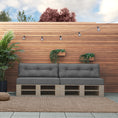 Carica l'immagine nel visualizzatore della galleria, Comodi cuscini per mobili in pallet dalla collezione Grenada.