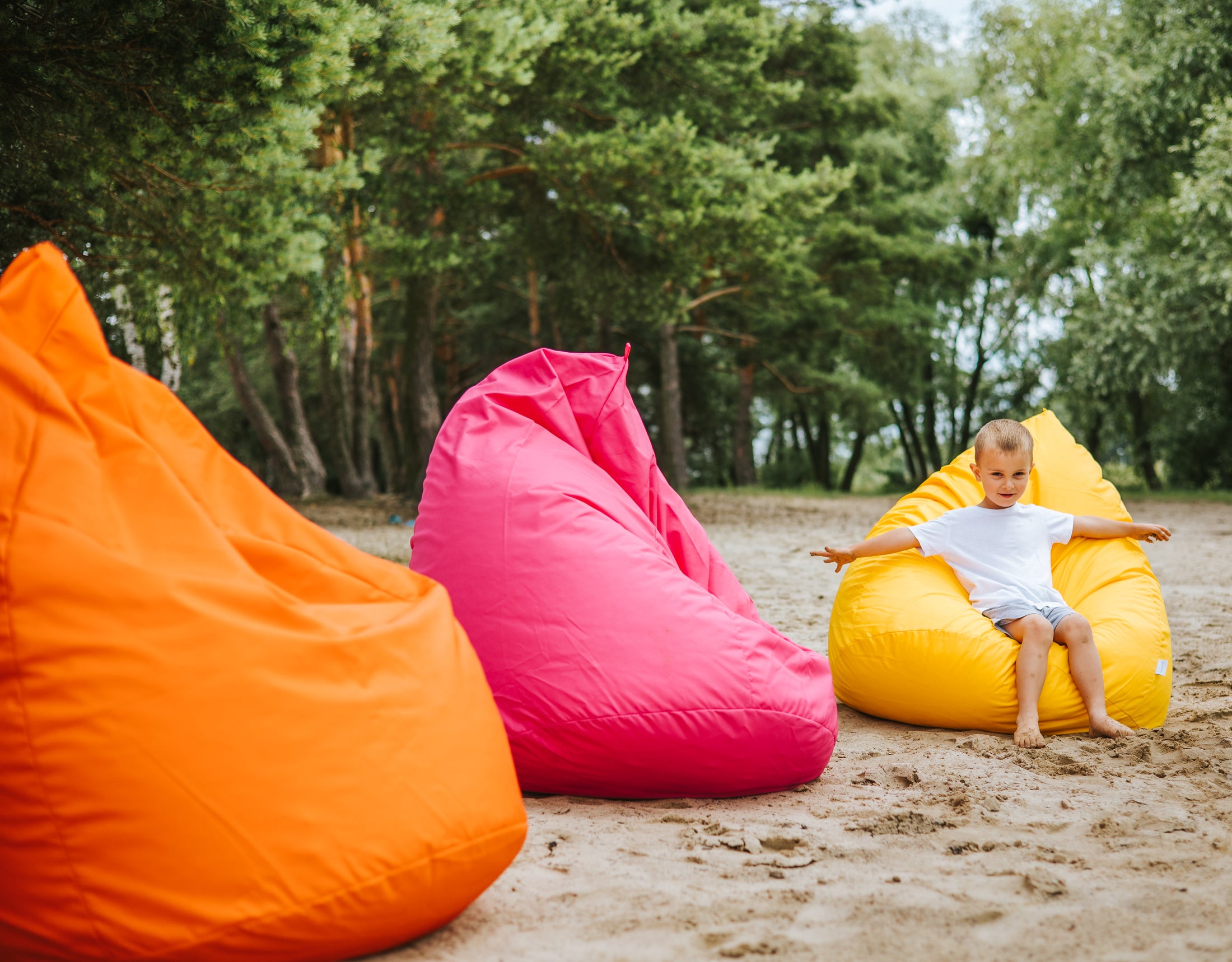 Beanbag Pouf - Cuscino da seduta, cuscino da giardino, cuscino da pavimento, per bambini e adulti