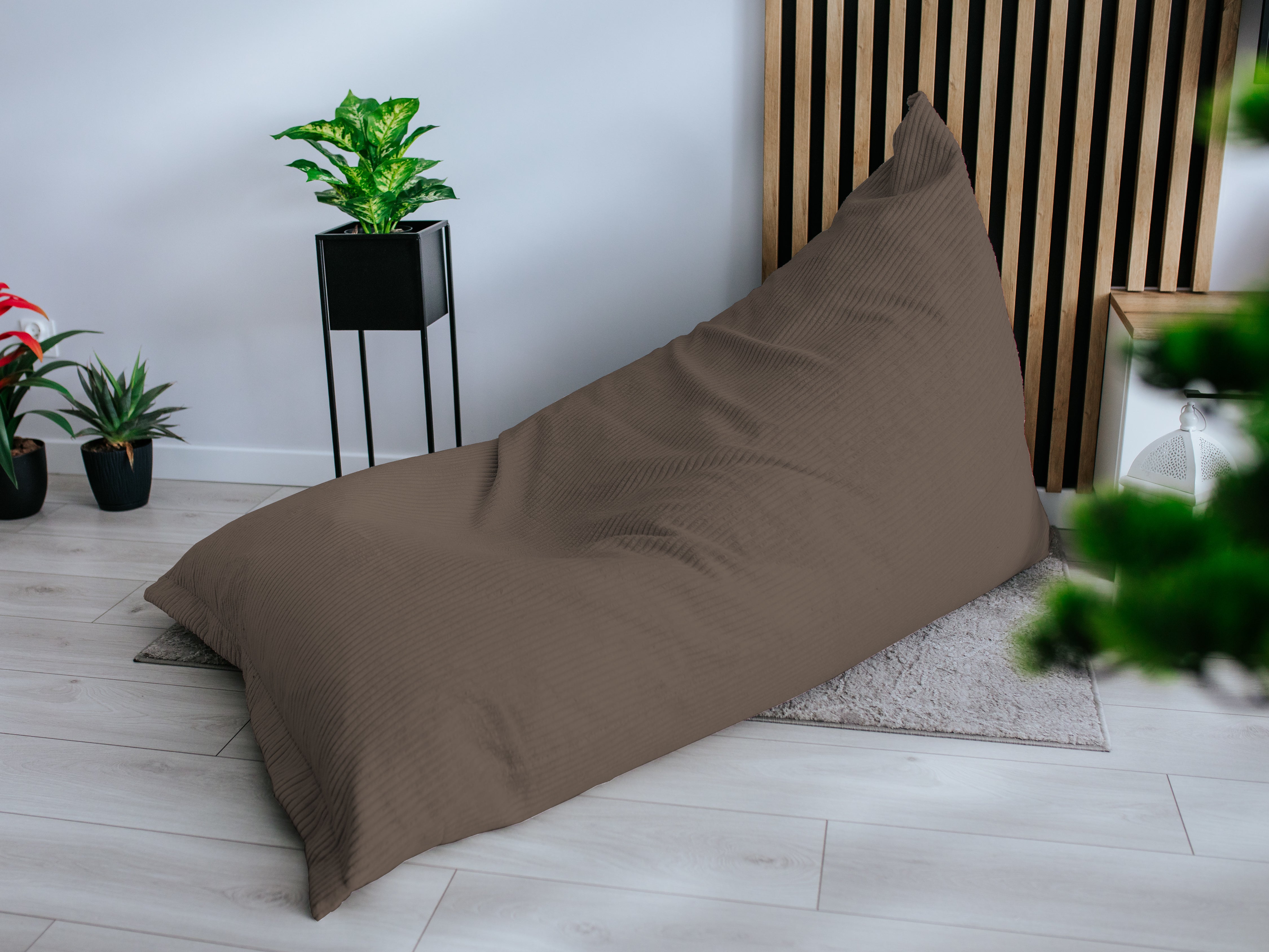 Sofa Sack Cuscino Per Sacco A Sacco Di Fagioli – Viola – Tessuto Morbido E Ultra Resistente – Dimensioni 178x147x30 Cm