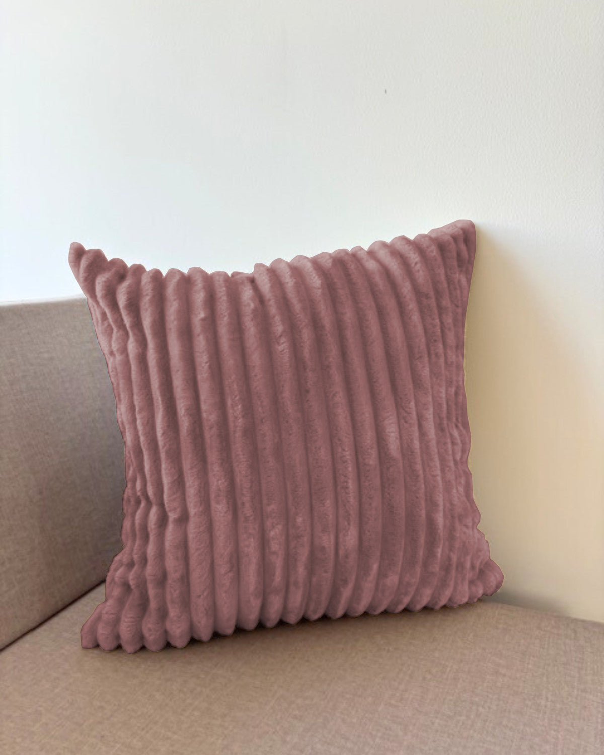 Coussins décoratifs en velours côtelé large