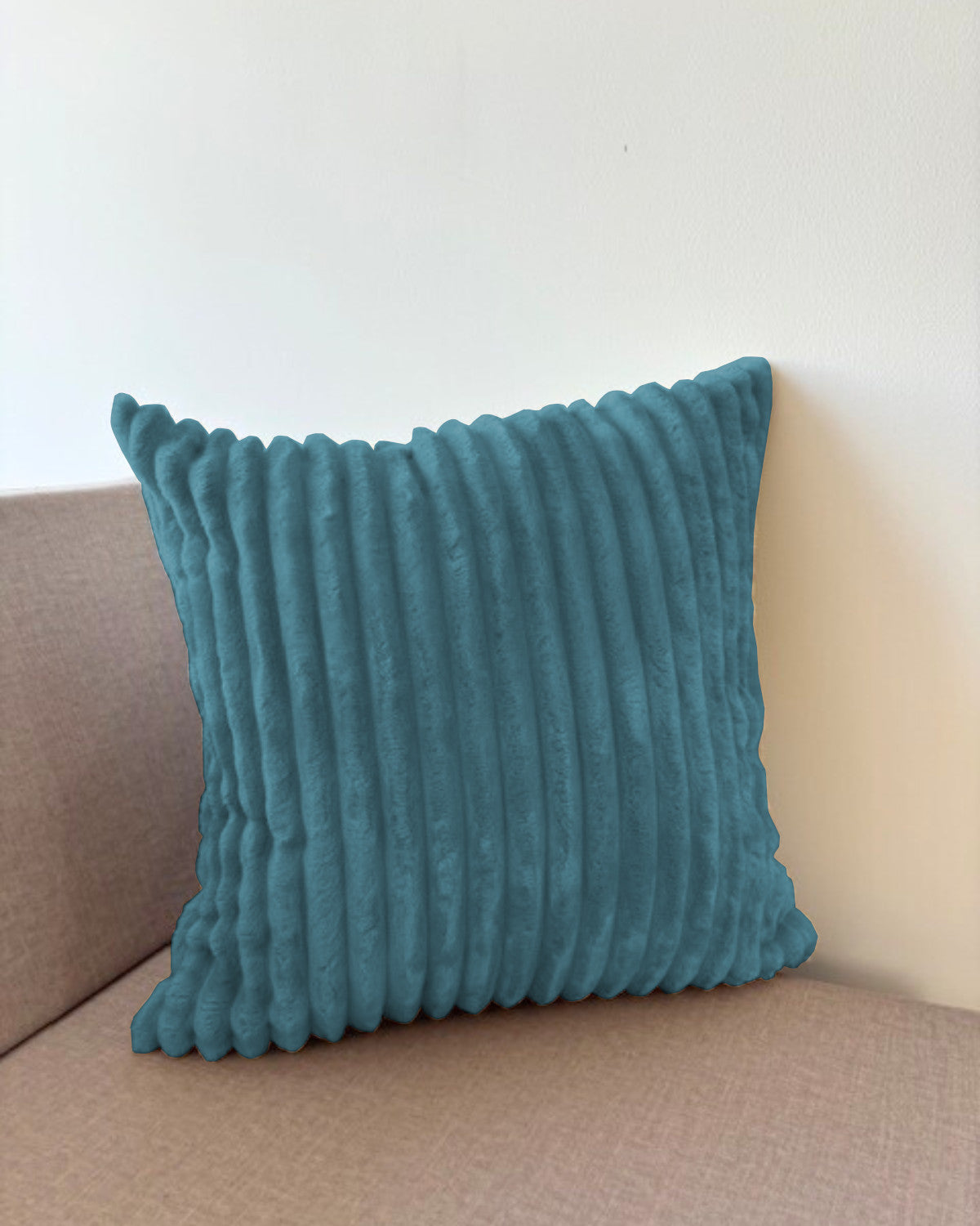 Coussins décoratifs en velours côtelé large