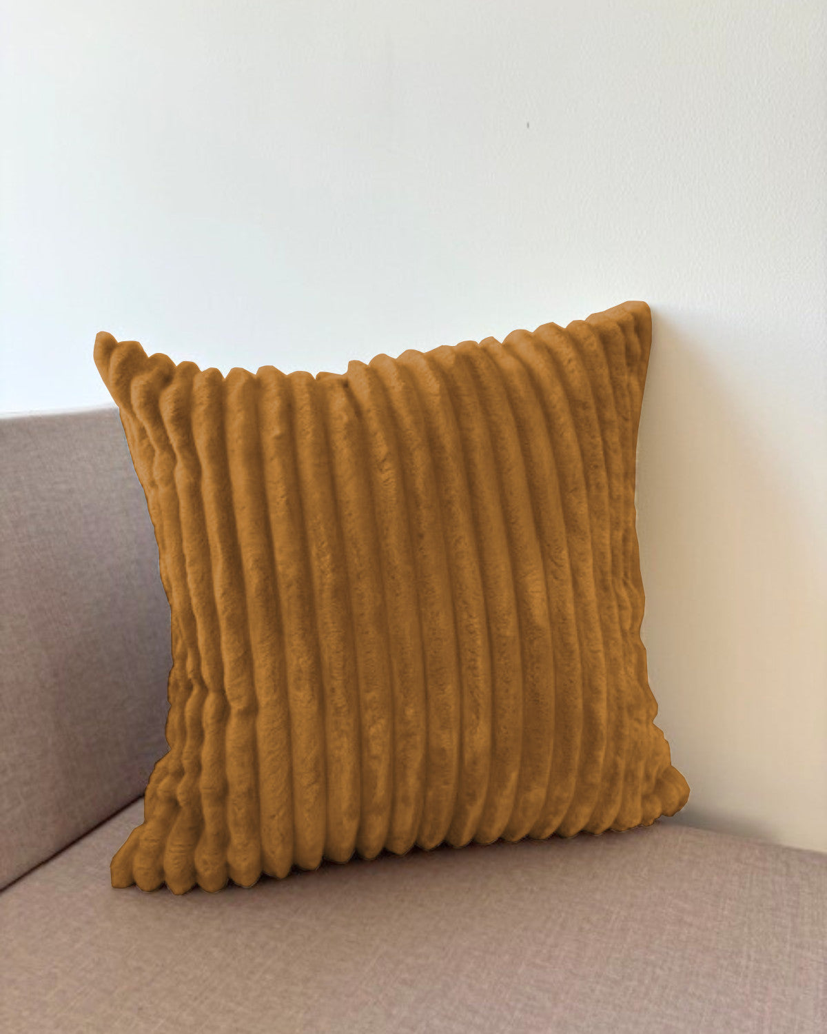 Coussins décoratifs en velours côtelé large