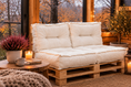 Charger l'image dans la visionneuse de la galerie, Coussin de mobilier de jardin Aspen - Tissu bouclé doux et résistant, parfait pour les meubles de jardin et en rotin dans le jardin et sur la terrasse
