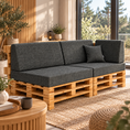 Cargar la imagen en la vista de la galería, Cojines para sofás de palets MADERA – Asientos y respaldos cómodos para interiores y terrazas cubiertas
