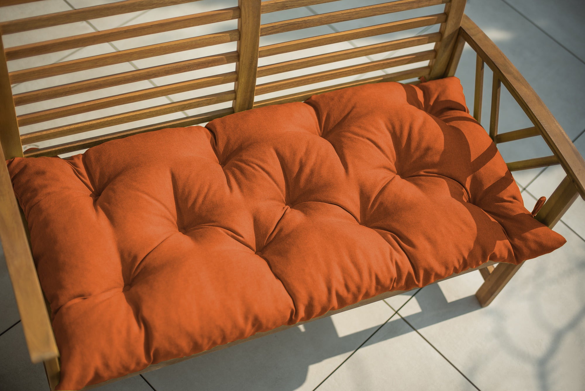 chilly piley coussin de banc coussin de banc coussin d'ameublement fermeture à glissière avec boucles coussin pour banc de jardin coussin de banc de jardin pour meubles de jardin coussin de siège et coussin de dossier extérieur 