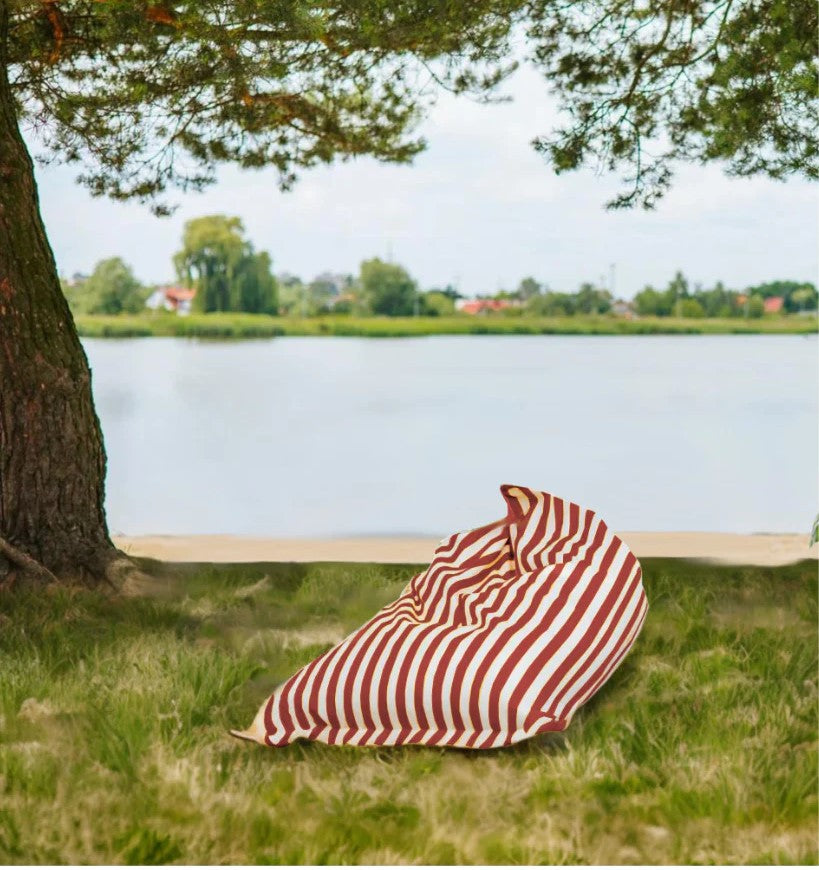 Pouffe Sitzsack Beanbag Banane STRIPE Wasserabweisend OEKO-TEX® 100