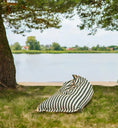 Cargar la imagen en la vista de la galería, Pouffe Sitzsack Beanbag Banane STRIPE Wasserabweisend OEKO-TEX® 100
