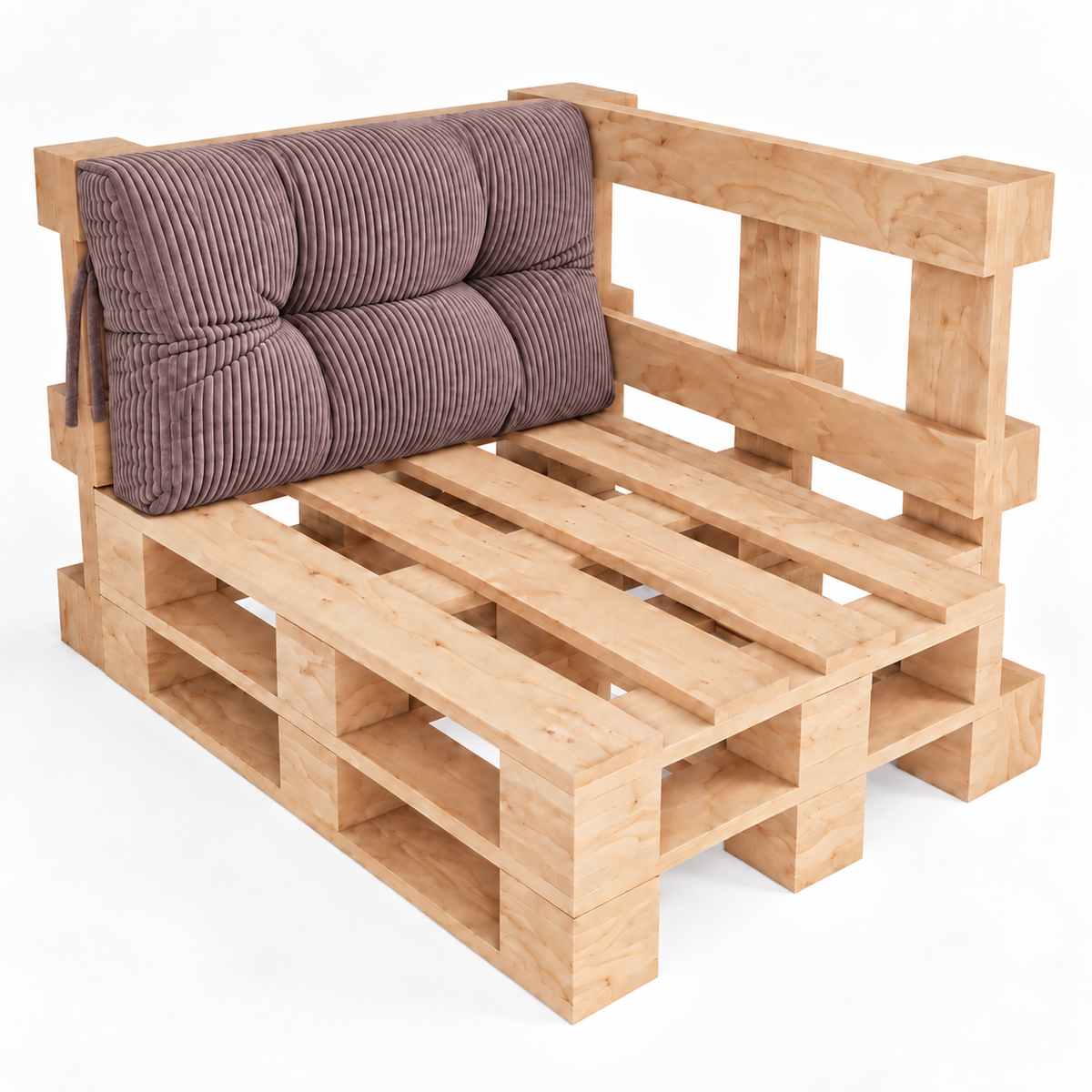 Palettenkissen OSLO CORD – gesteppte Kissen für Palettenmöbel – Indoor