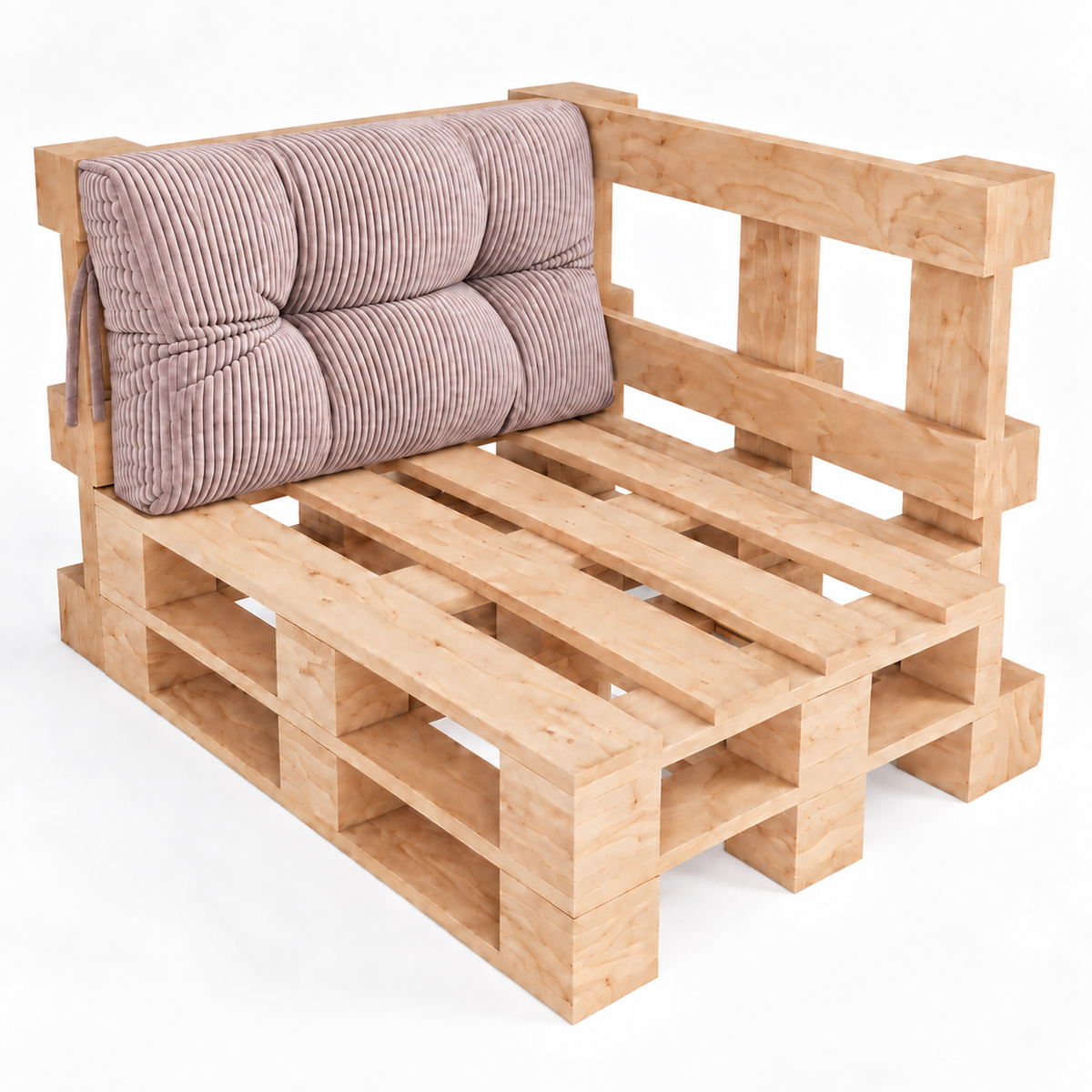 Palettenkissen OSLO CORD – gesteppte Kissen für Palettenmöbel – Indoor