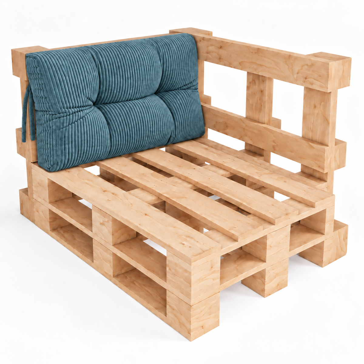 Palettenkissen OSLO CORD – gesteppte Kissen für Palettenmöbel – Indoor