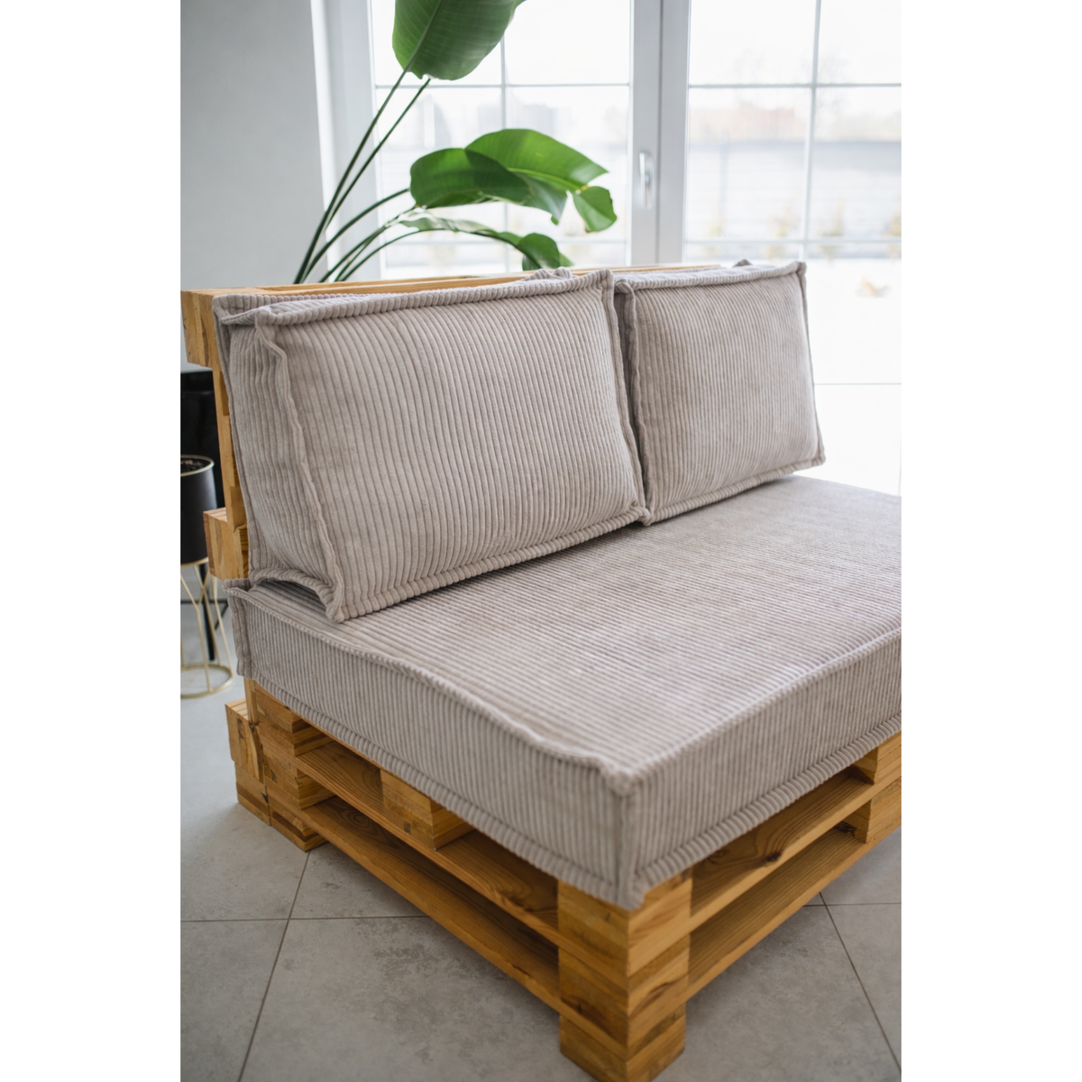 Gartenkissen Palettenkissen aus Cord CHAMONIX