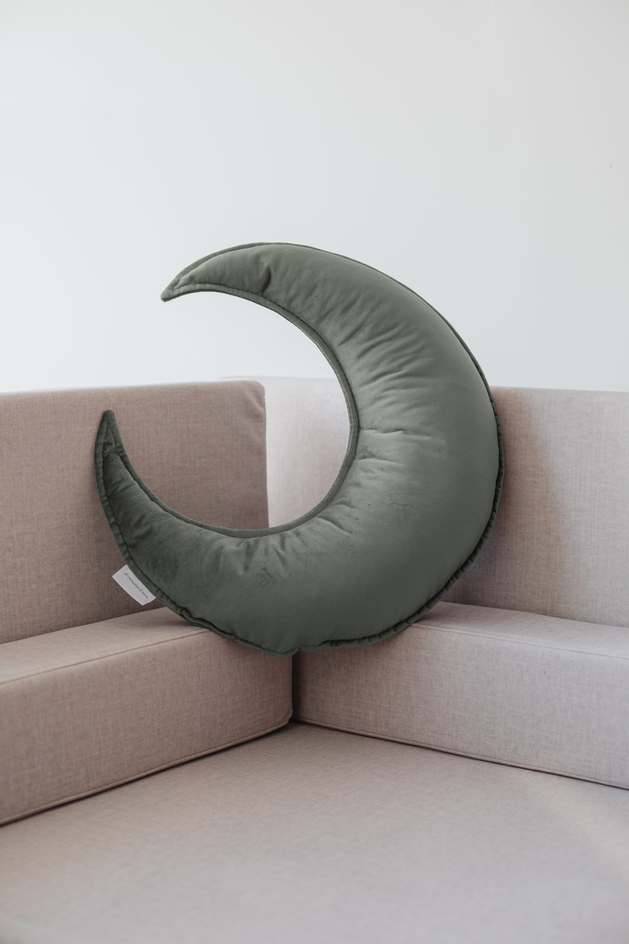 Coussin lune de Noël VELOURS