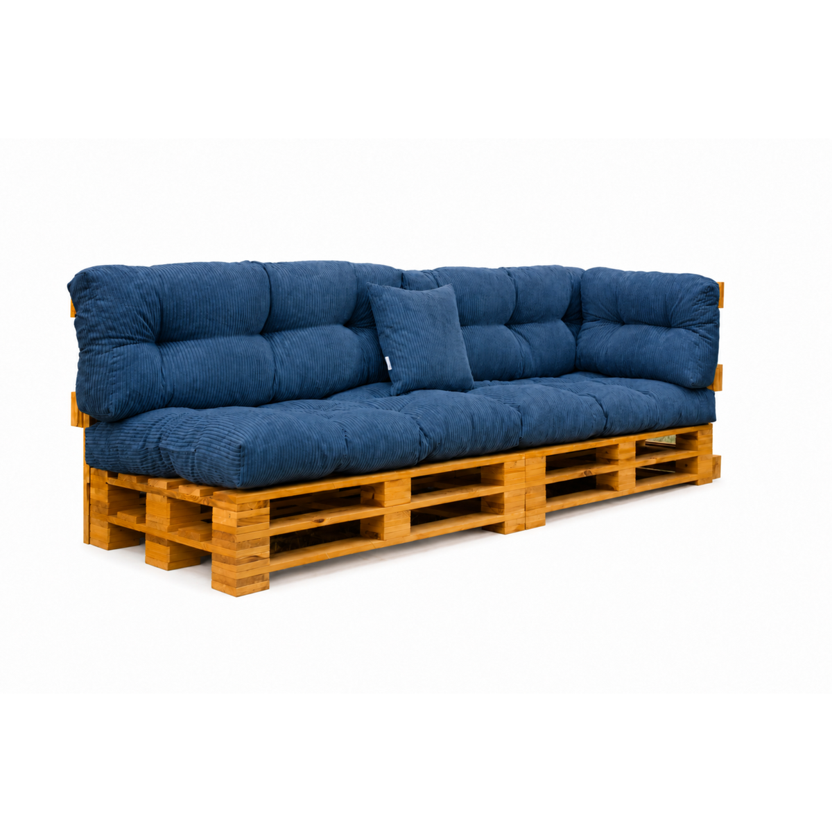 Palettenkissen OSLO CORD – gesteppte Kissen für Palettenmöbel – Indoor