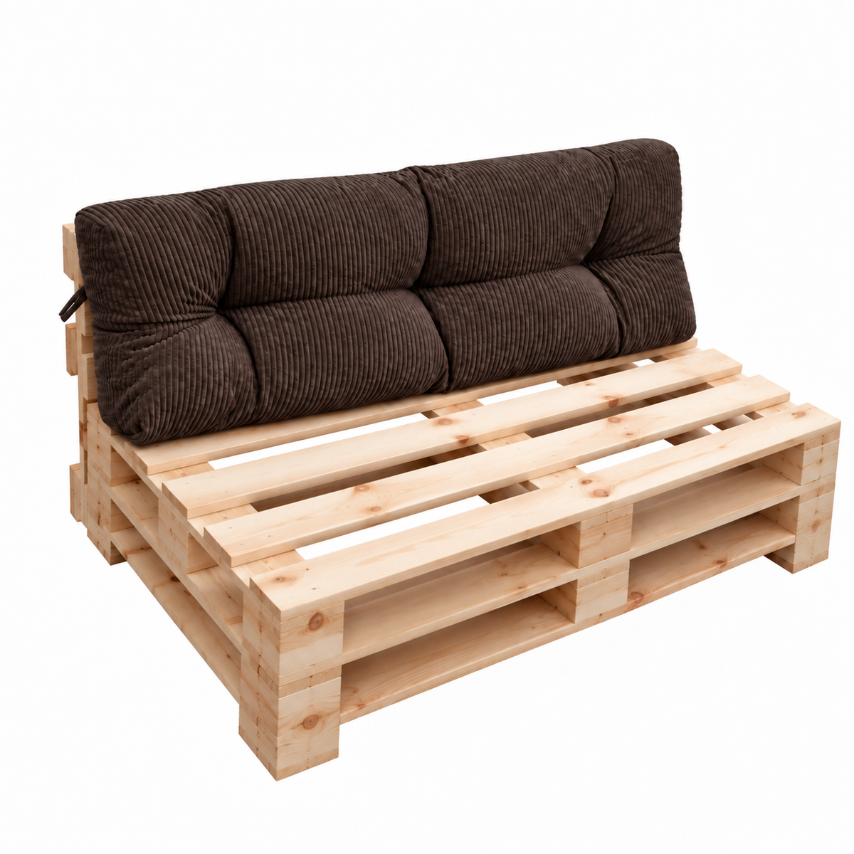 Palettenkissen OSLO CORD – gesteppte Kissen für Palettenmöbel – Indoor