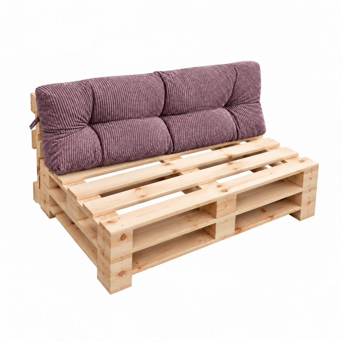 Palettenkissen OSLO CORD – gesteppte Kissen für Palettenmöbel – Indoor