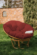 Cargar la imagen en la vista de la galería, Papasan Papasan fauteuil en rotin coussin de fauteuil coussin de fauteuil coussin de jardin coussin de siège coussin de jardin matelassé avec des boucles rondes
