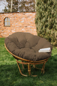 Charger l'image dans la visionneuse de la galerie, Papasan Papasan fauteuil en rotin coussin de fauteuil coussin de fauteuil coussin de jardin coussin de siège coussin de jardin matelassé avec des boucles rondes
