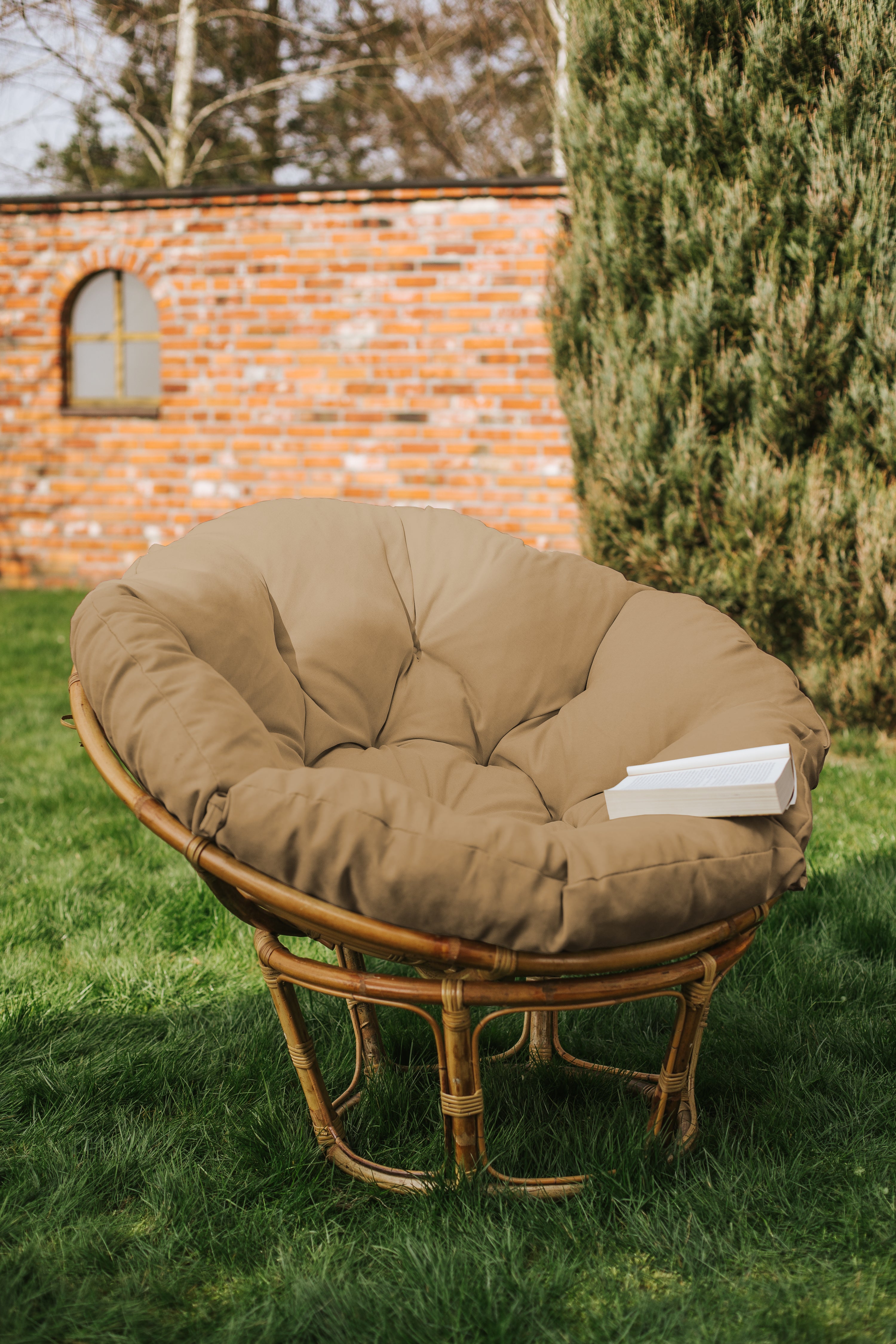 Coussin Chaise Jardin 2 Parties Dossier Haut | Chilly Pilley | Taille 50x50x60 Cm | Plusieurs Couleurs