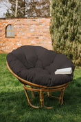 Charger l'image dans la visionneuse de la galerie, Papasan Papasan fauteuil en rotin coussin de fauteuil coussin de fauteuil coussin de jardin coussin de siège coussin de jardin matelassé avec des boucles rondes
