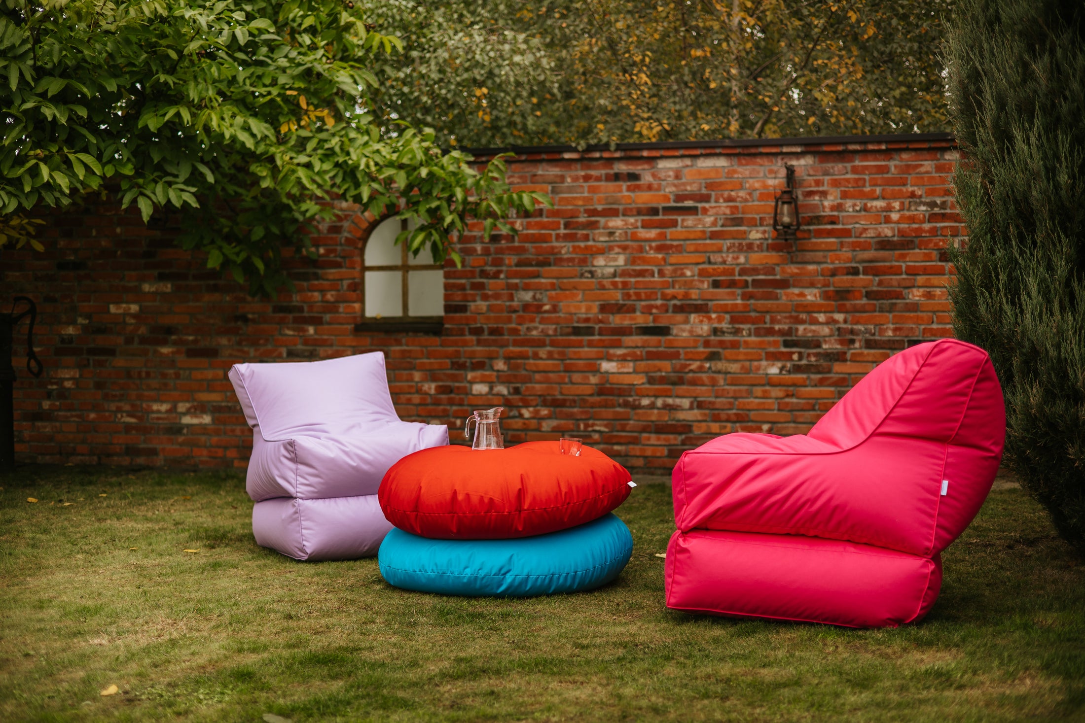 Pouf chaise longue imbottito