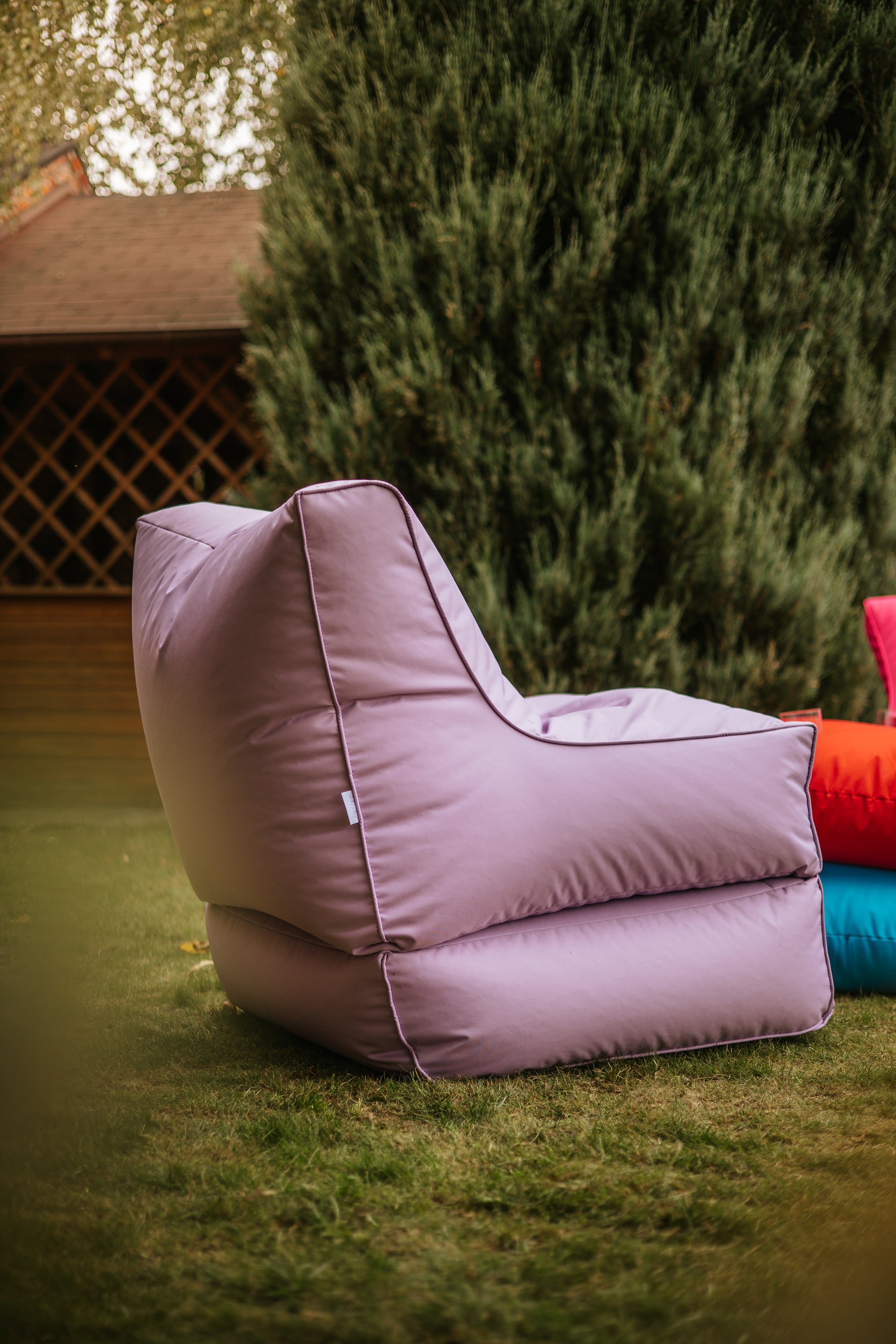 Puf chaise longue con relleno