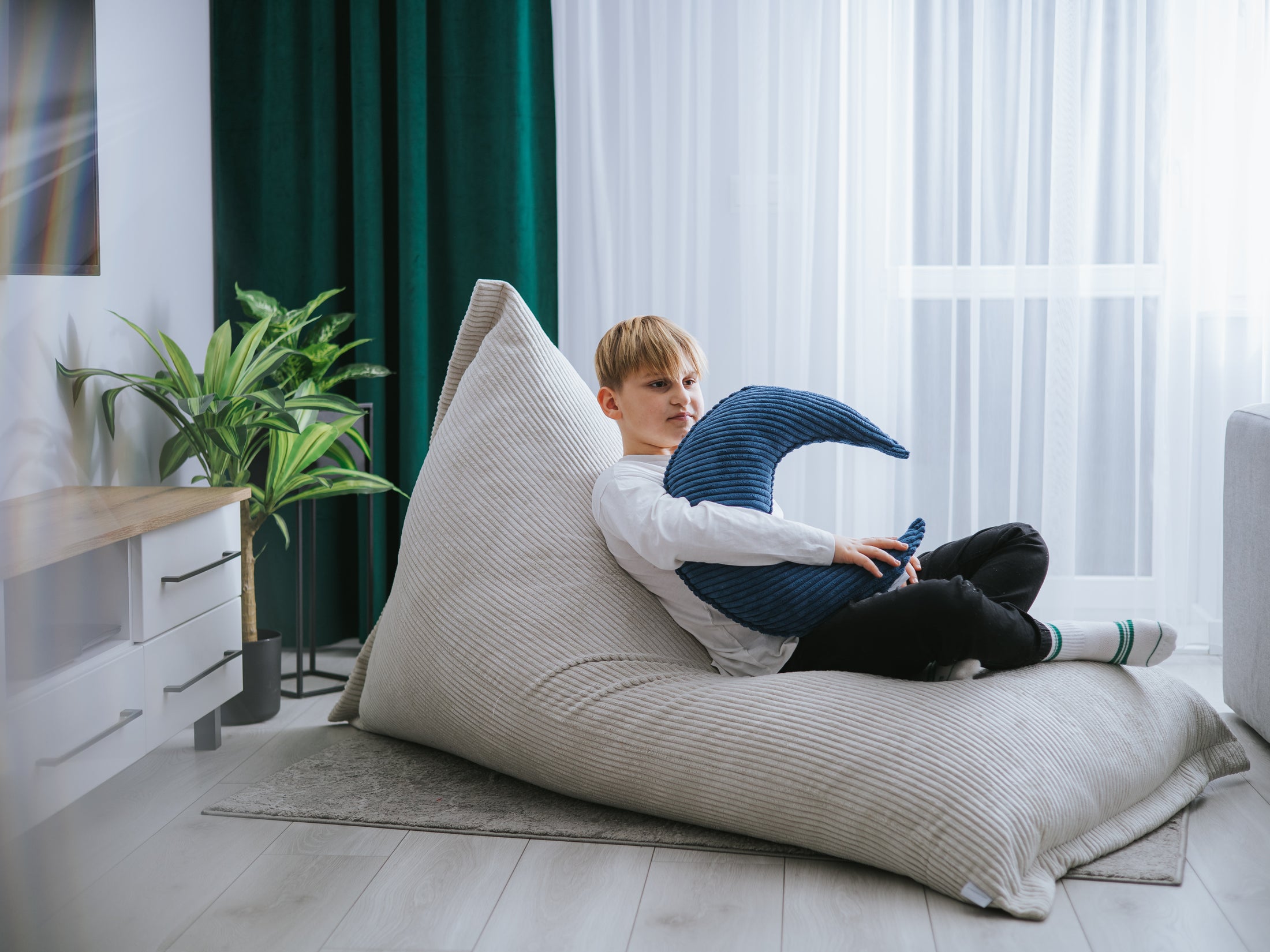 Sacco Beanbag Sacco di fagioli gigante Cuscino del sedile 