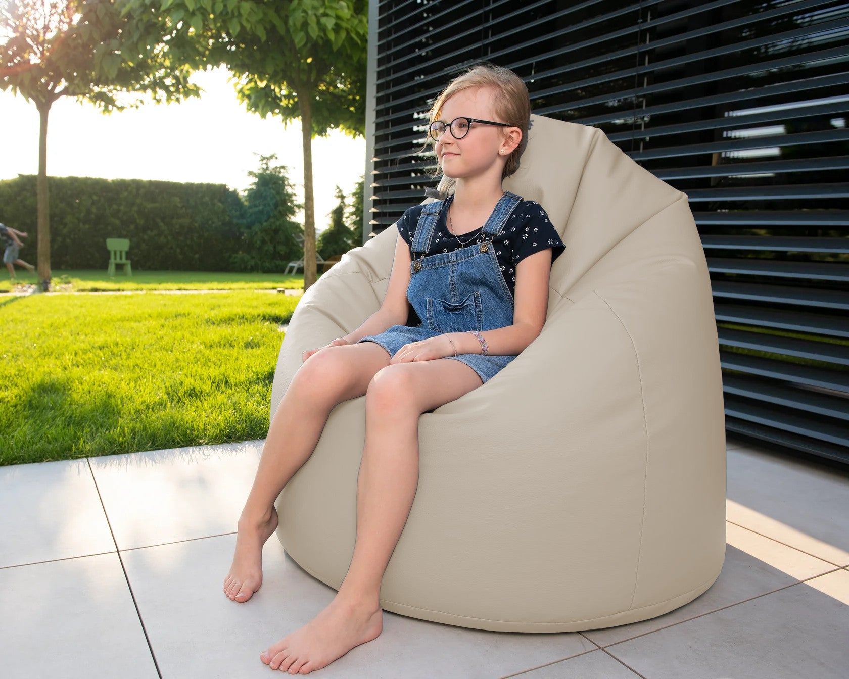 Pouf pouf, coussin de siège, coussin de jardin, coussin de sol pour enfants et adultes