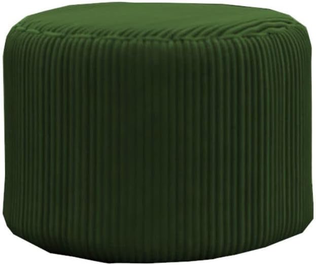 Cord Gaming Bean Bag Reposapiés Taburete Funda extraíble con Relleno de EPS Cojín de Asiento Redondo para niños y Adultos Muchos Colores a Elegir