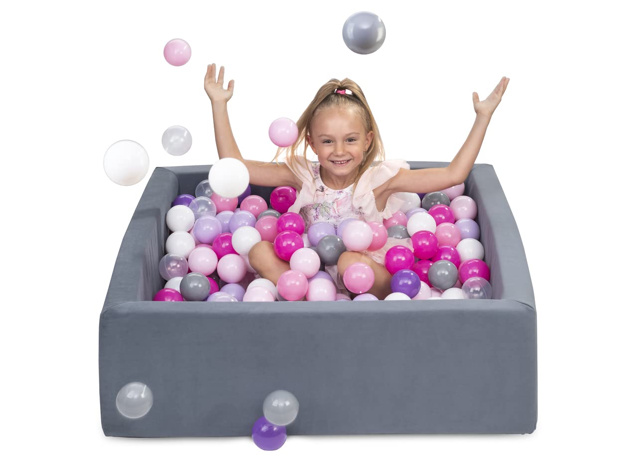 Piscine à balles piscine à balles carrée souple pour enfants balles en plastique jouer piscine