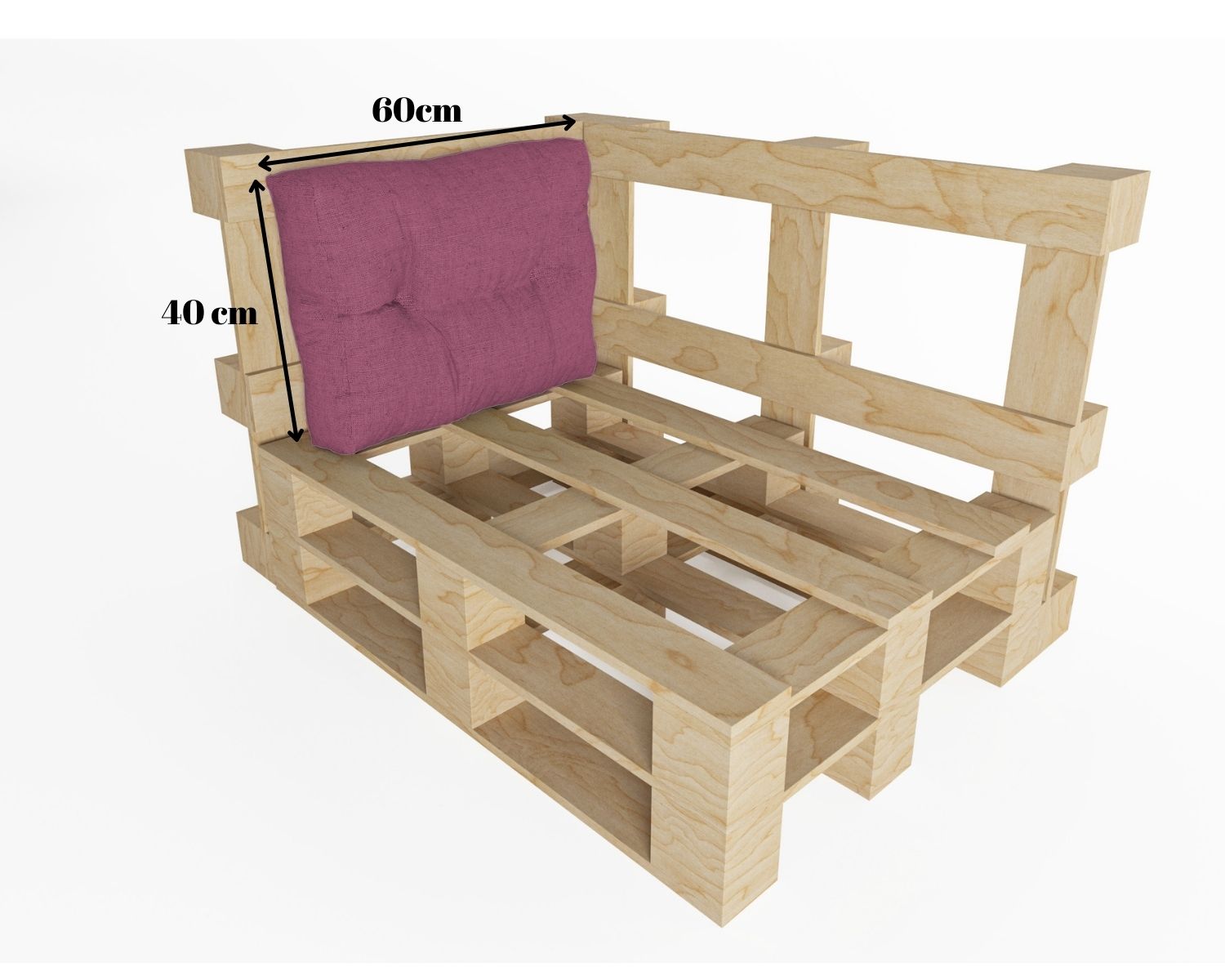 Cojines de palet impermeables para muebles de palet GRENADA