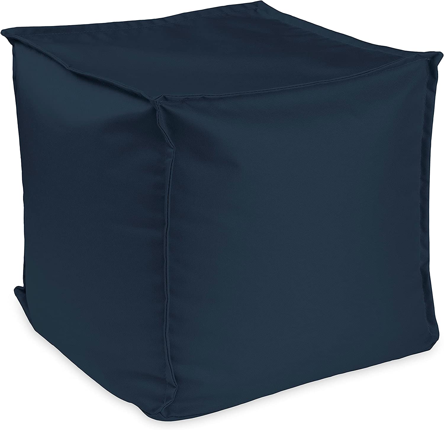 Pouf poggiapiedi 40x40x40cm idrorepellente con riempimento 