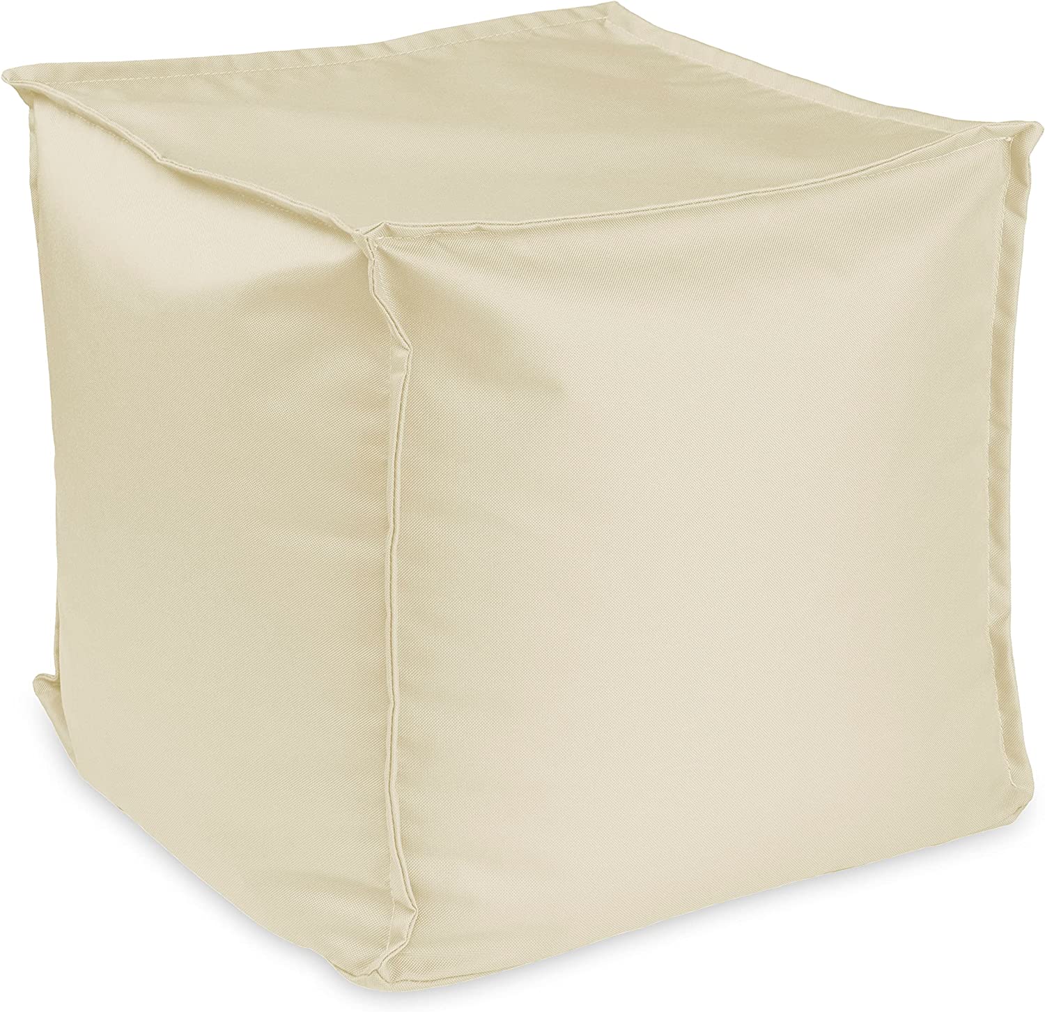 Sitzsack Sitzhocker mit EPS-Perlen Füllung 40x40x40cm Fußhocker Sitz-Pouf für Kinder und Erwachsene