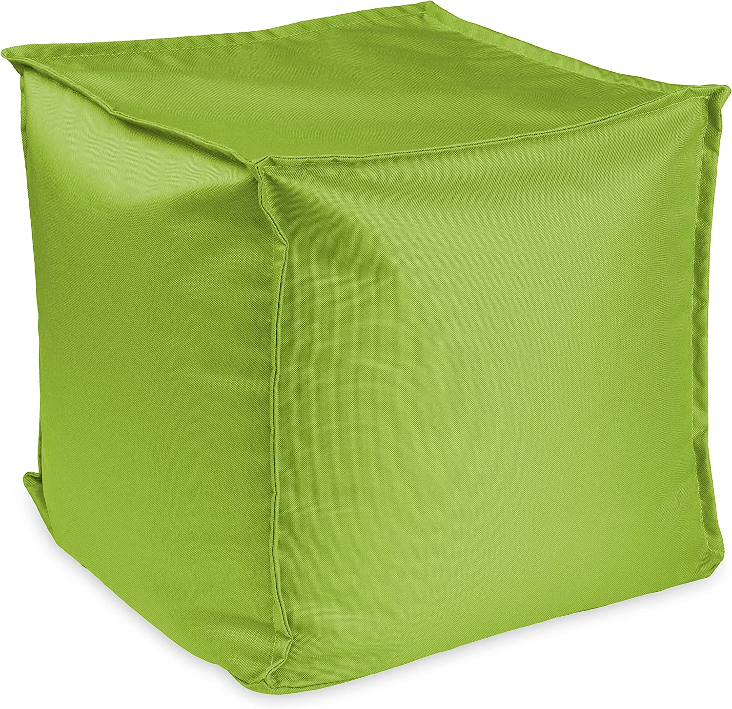 Pouf poggiapiedi 40x40x40cm idrorepellente con riempimento 