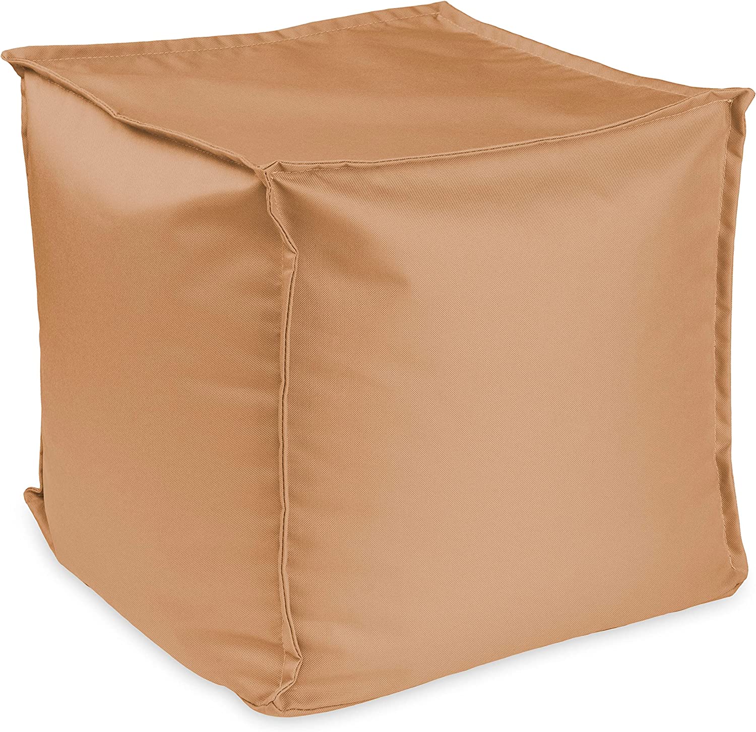 Pouf poggiapiedi 40x40x40cm idrorepellente con riempimento 