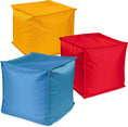 Cargar la imagen en la vista de la galería, Pouf pouf avec remplissage de perles EPS 40x40x40cm pouf repose-pieds pour enfants et adultes
