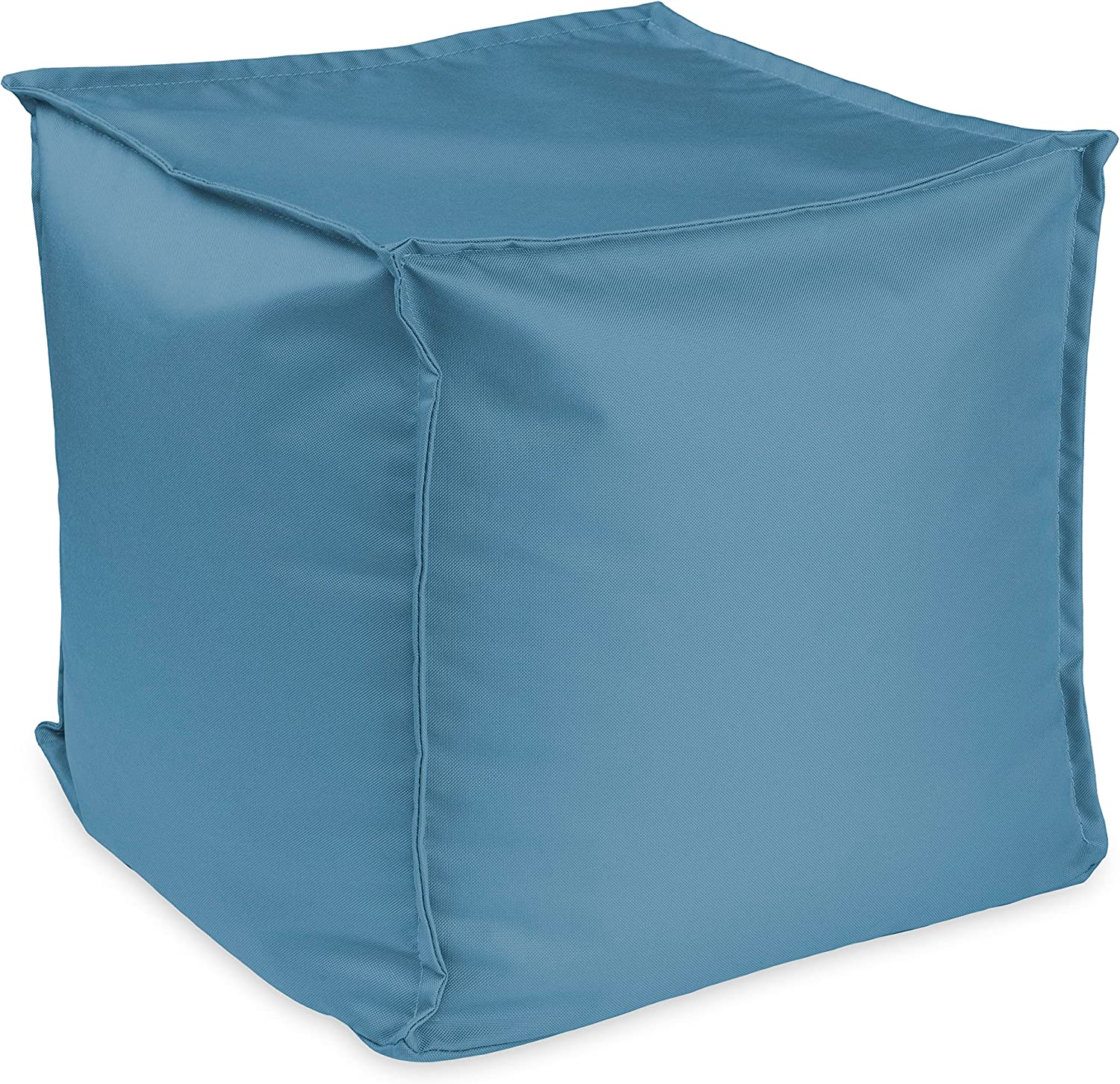 Pouf poggiapiedi 40x40x40cm idrorepellente con riempimento 