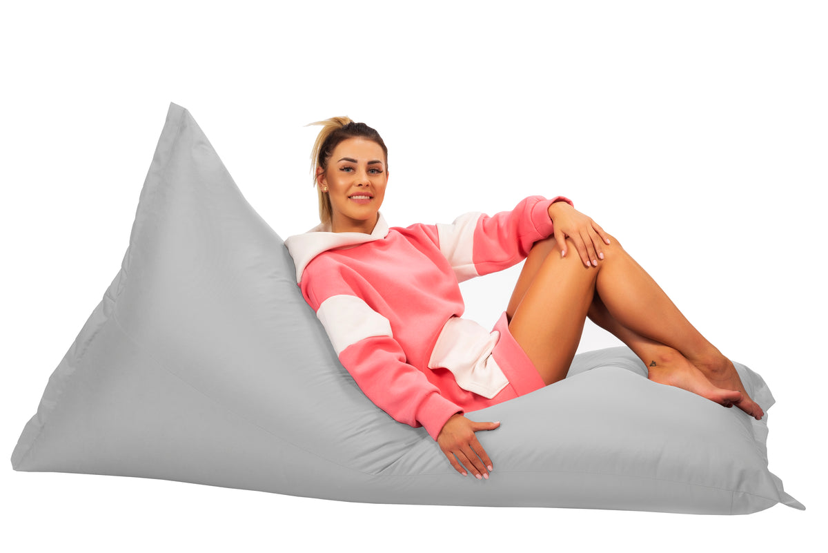Aiire Fauteuil Pouf Exterieur Moderne - Pouffe Géant XXL Adulte ou Ado avec Remplissage pour Jardin et Piscine - Gros Bean Bag XXL ou Coussin de Sol Gris Clair Aiire Fauteuil Pouf Exterieur Moderne - Pouffe Géant XXL Adulte ou Ado avec Remplissage pour Jardin et Piscine - Gros Bean Bag XXL ou Coussin de Sol Gris Clair