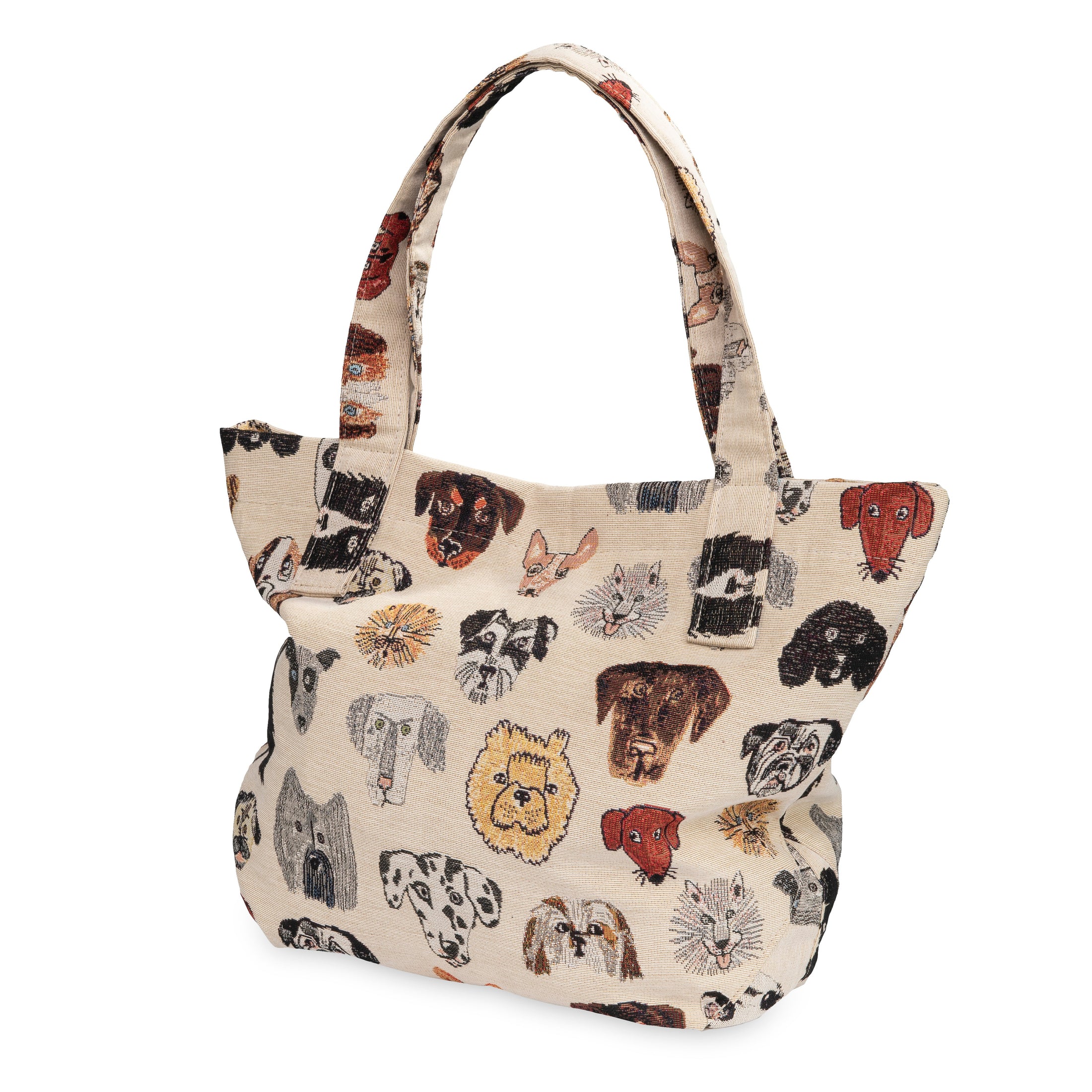 Borsa shopper con gatti/cani