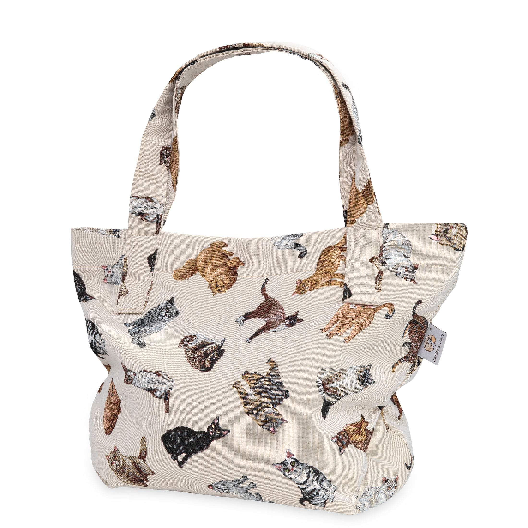 Bolso shopper con gatos/perros