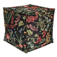 Charger l'image dans la visionneuse de la galerie, Pouf pouf pouf motif floral thème printanier Pouf avec rembourrage EPS avec repose-pieds confortable
