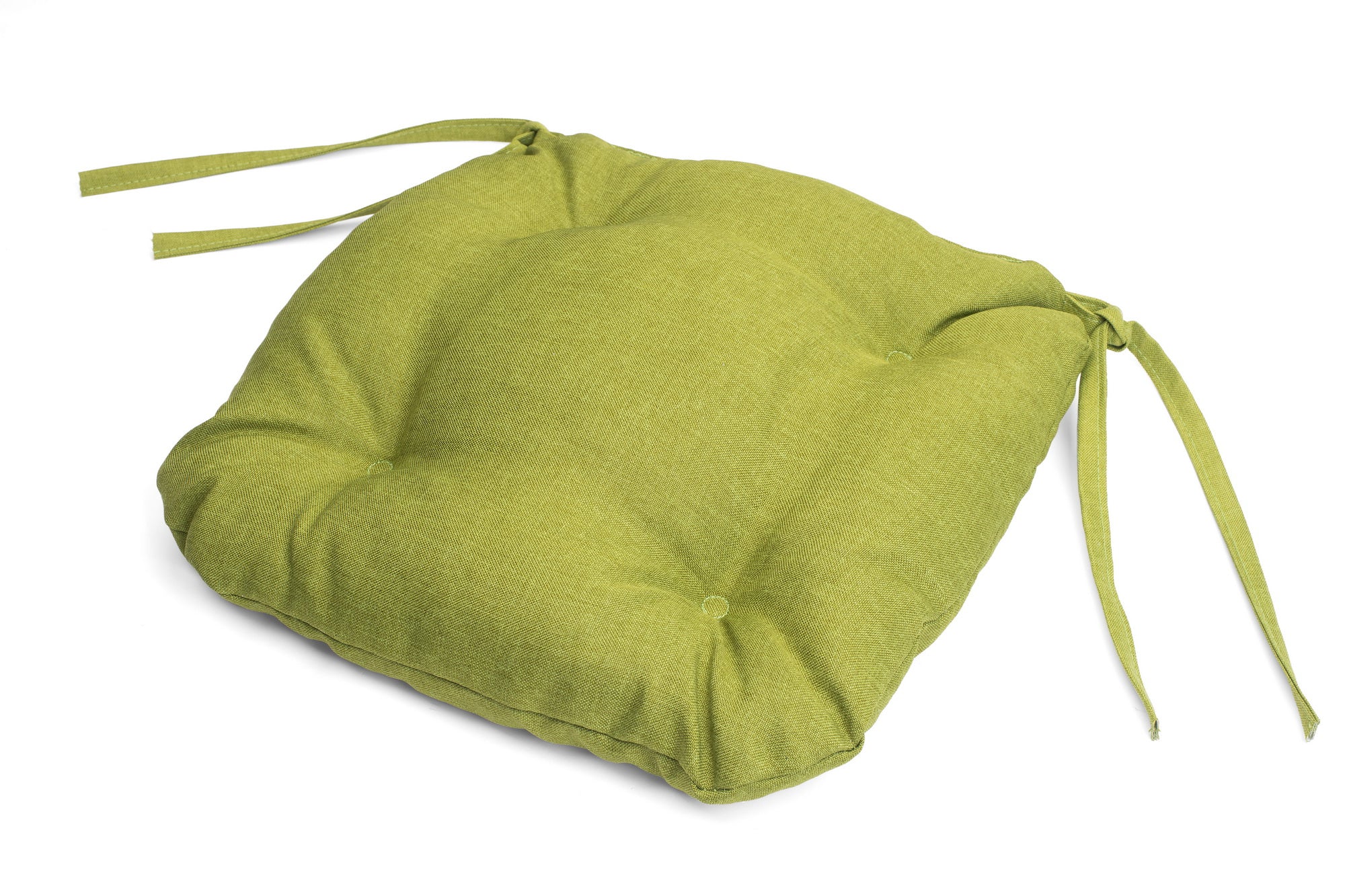 Coussin de chaise avec quatre piquages ​​avec liens de fixation