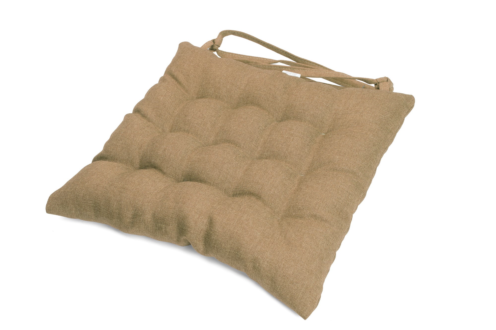 Coussins de chaise matelassés avec sangles de fixation, coussins de chaise élégants pour cuisine et jardin