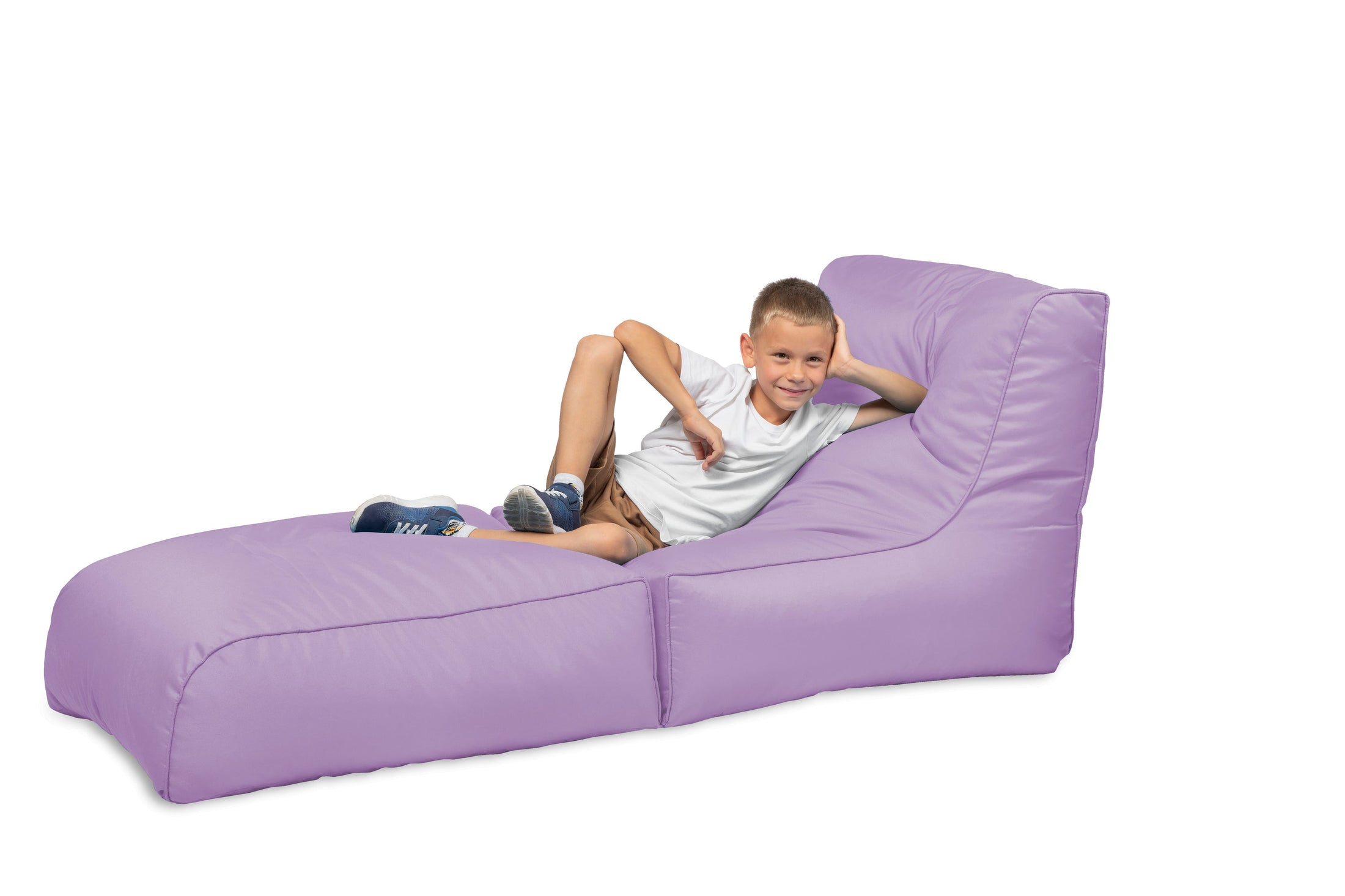 Puf chaise longue con relleno