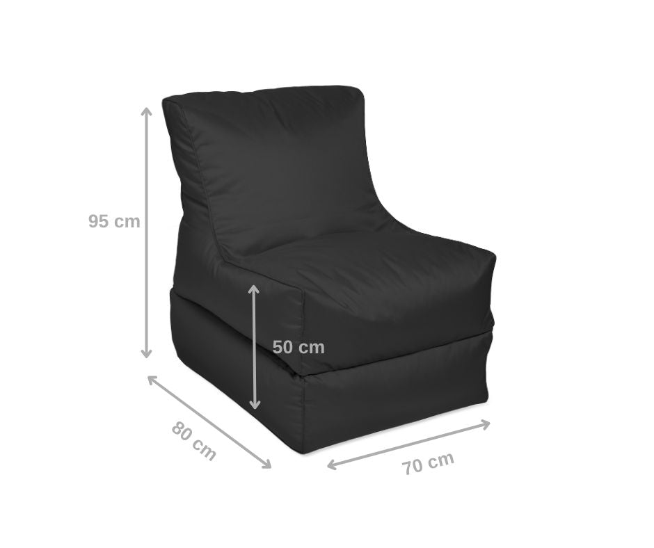 Chaiselongue Sitzsack Beanbag mit Füllung